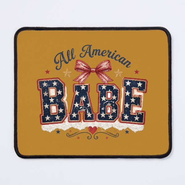 Item preview, All American Babe Preppy 4th of July America 250 designed and sold by VectorJoy.