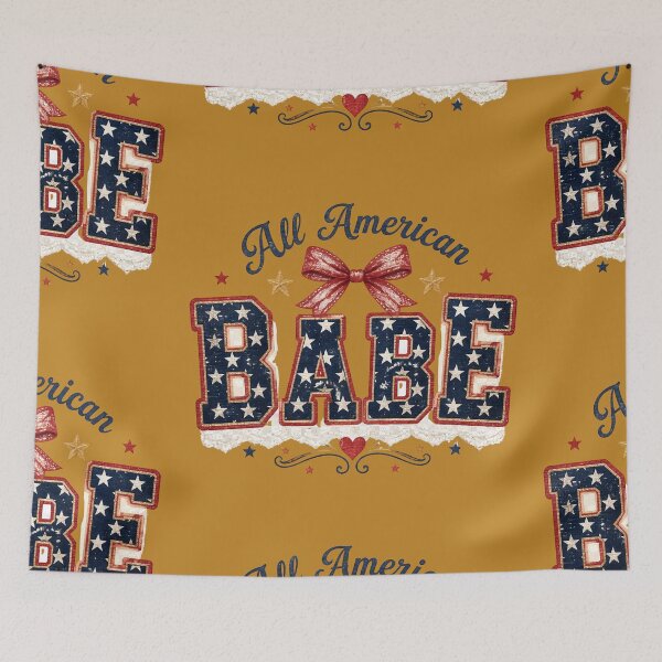 Item preview, All American Babe Preppy 4th of July America 250 designed and sold by VectorJoy.