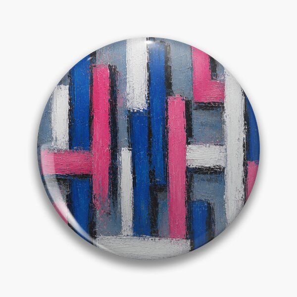 Item preview, Structure Magenta – Abstract Geometric Impasto Wall Art designed and sold by Ingorgia Studio.