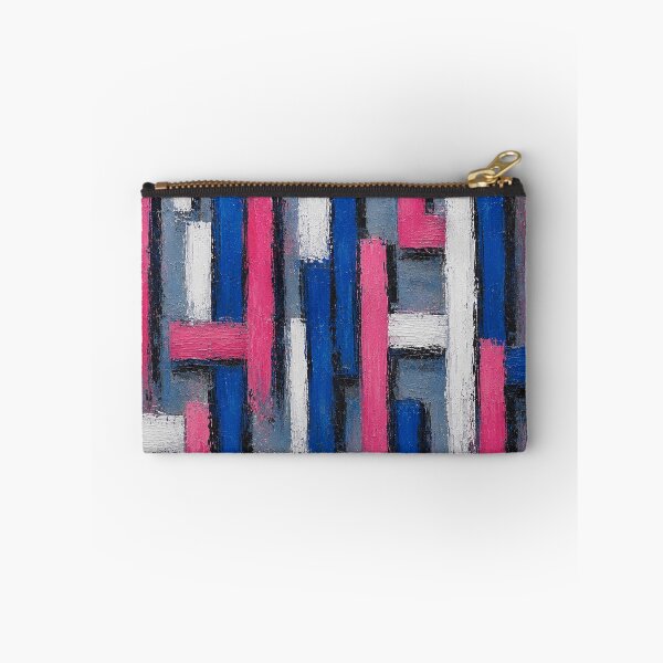 Item preview, Structure Magenta – Abstract Geometric Impasto Wall Art designed and sold by Ingorgia Studio.