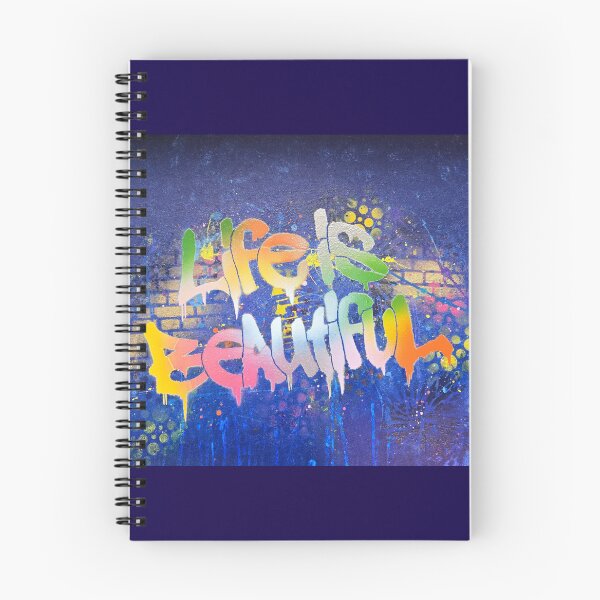 Item preview, Life Is Beautiful – Colorful Graffiti Street Art designed and sold by JFKreations.