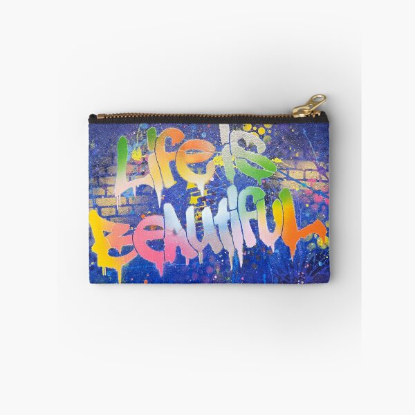 Item preview, Life Is Beautiful – Colorful Graffiti Street Art designed and sold by JFKreations.
