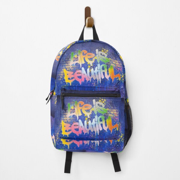 Item preview, Life Is Beautiful – Colorful Graffiti Street Art designed and sold by JFKreations.
