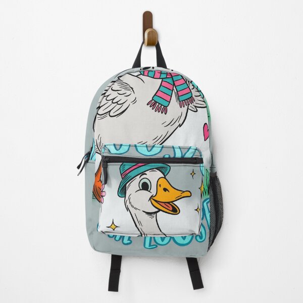 Item preview, Silly Goose On The Loose - Funny Goose Wearing Hat and Scarf designed and sold by Ink & Kind Studio.