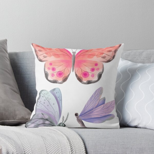 Item preview, Boho Flutter Sticker Sheet — Watercolour Butterfly & Dragonfly Sticker Set, Boho Nature Stickers designed and sold by ArtByShoonya.