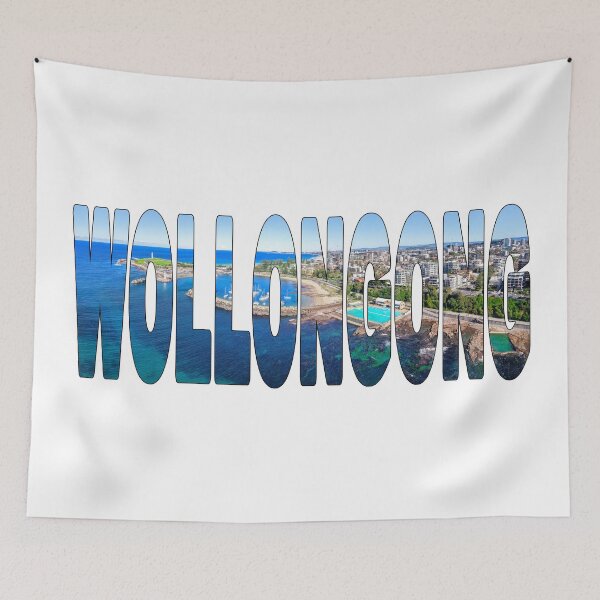 Item preview, WOLLONGONG - Illawarra New South Wales Lighthouses Pools Beaches designed and sold by Adam Gormley.