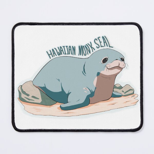 Item preview, Hawaiian Monk Seal (Endangered Species) designed and sold by Dragon Blossom Art.