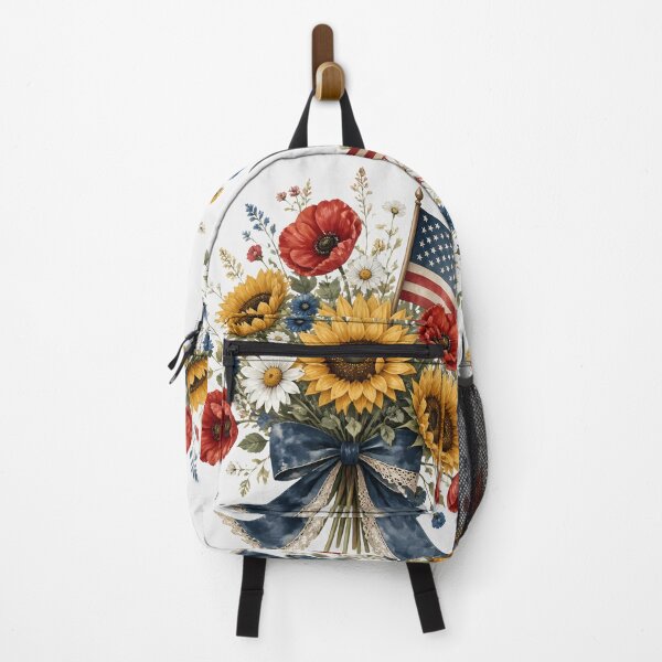 Item preview, Patriotic Sunflower Boho Floral America 250 July 4th designed and sold by VectorJoy.
