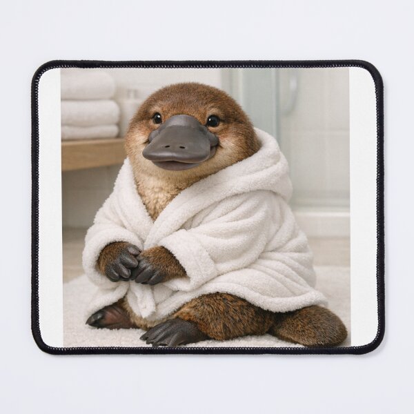 Item preview, Cozy Bathrobe Platypus designed and sold by Sillytoe.