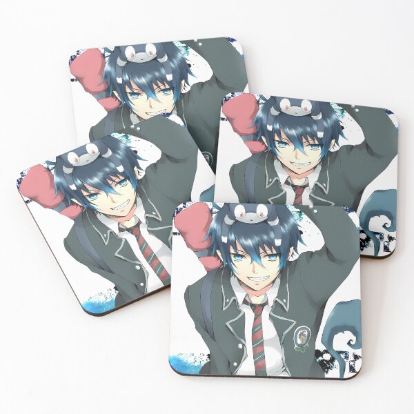 Aperçu de l'œuvre Rin Okumura Blue Exorcist Kuro Compagnon Grin créée et vendue par MicaheHaffner.