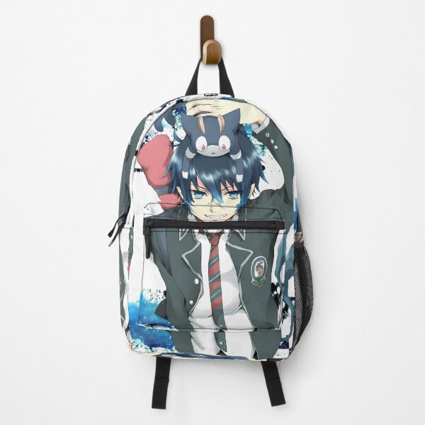 Item preview, Rin Okumura Blue Exorcist Kuro Companion Grin designed and sold by MicaheHaffner.