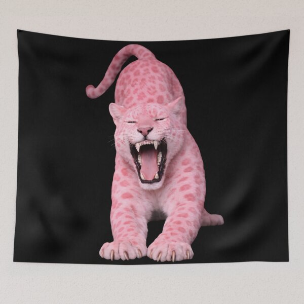 Item preview, Pink Leopard Wild Roar designed and sold by NF Designs Studio DTF.