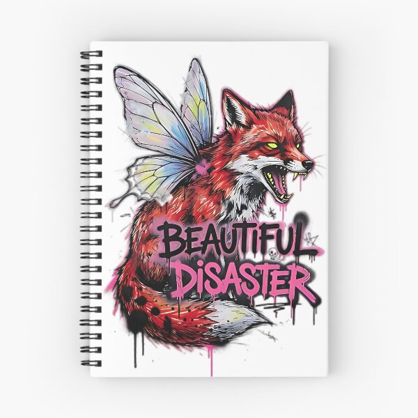 Item preview, Beautiful Disaster Fox | Feral Pink Chaos designed and sold by IronDissident.