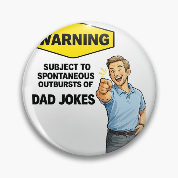 Item preview, Warning: Dad Jokes Ahead designed and sold by nncreator.