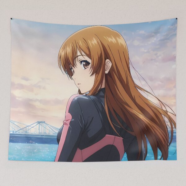 Item preview, Aina Yoshiwara Grand Blue Harbor Sunset Look designed and sold by MicaheHaffner.