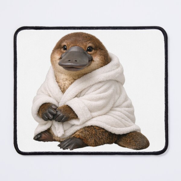 Item preview, Bathrobe Platypus designed and sold by Sillytoe.