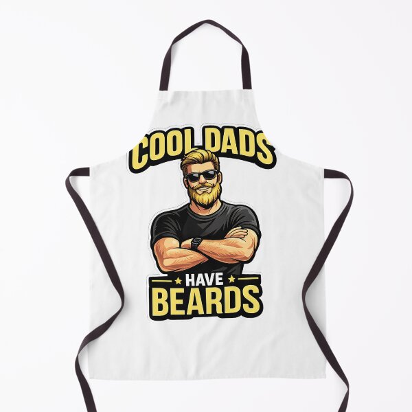 Item preview, Cool Dads Beard Style – Vintage Bearded Father T-Shirt Design designed and sold by nncreator.