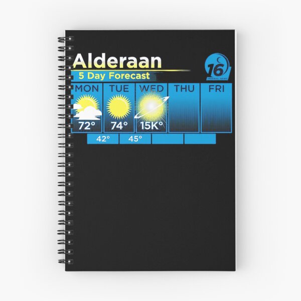 Item preview, Alderaan Imperial News Weather designed and sold by Thomas Pinnell.