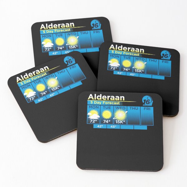 Item preview, Alderaan Imperial News Weather designed and sold by Thomas Pinnell.