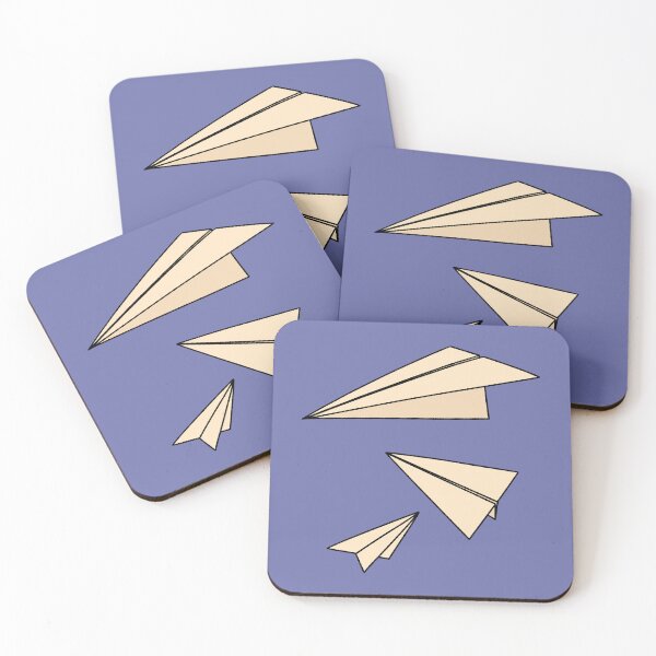 Item preview, Three Beige Paper Airplanes Illustration designed and sold by ubborn.