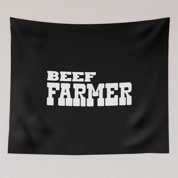 Item preview, Beef Farmer Typography Graphic | Cattle Ranch Farming farmer farm ranch designed and sold by Jt41.