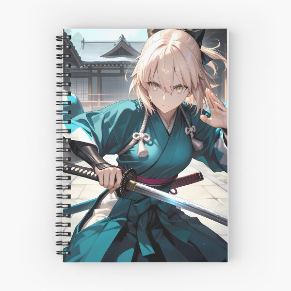 Item preview, Okita Souji Fate Grand Order Azure Warrior Courtyard Stance designed and sold by MicaheHaffner.