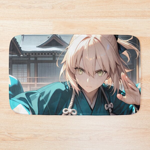 Item preview, Okita Souji Fate Grand Order Azure Warrior Courtyard Stance designed and sold by MicaheHaffner.