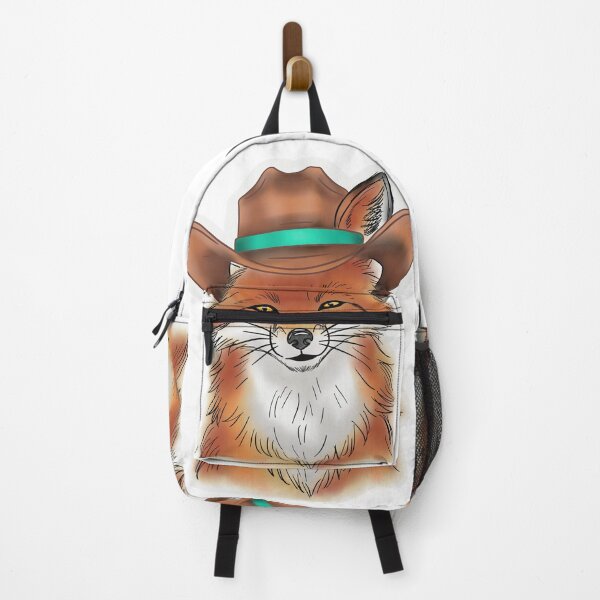 Item preview, Rent’s Due Cowboy Fox | Funny Hen House Sticker, Shirt & Print - Light Colorful Version designed and sold by therealkbyers.