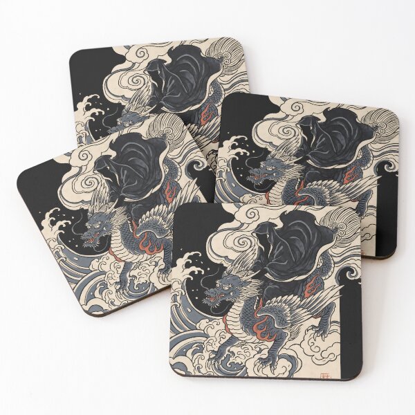 Item preview, Lord of the Rings Smaug Ukiyo-e Dragon designed and sold by Senpaiwaves.