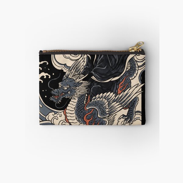 Aperçu de l'œuvre Seigneur des Anneaux Smaug Ukiyo-e Dragon créée et vendue par Senpaiwaves.