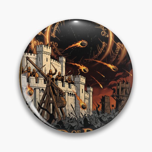 Item preview, Lord of the Rings The Siege of Gondor Poster designed and sold by Senpaiwaves.