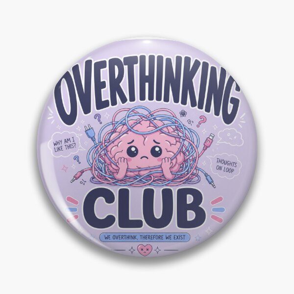 Item preview, Overthinking Club Cute Aesthetic  designed and sold by SScraftverse.