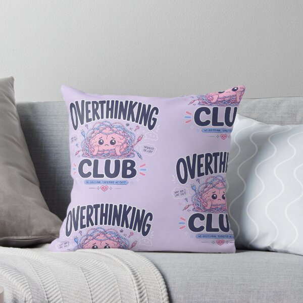 Item preview, Overthinking Club Cute Aesthetic  designed and sold by SScraftverse.