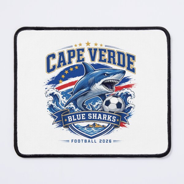 Item preview, Cape Verde Football Blue Sharks designed and sold by Streetshop79.