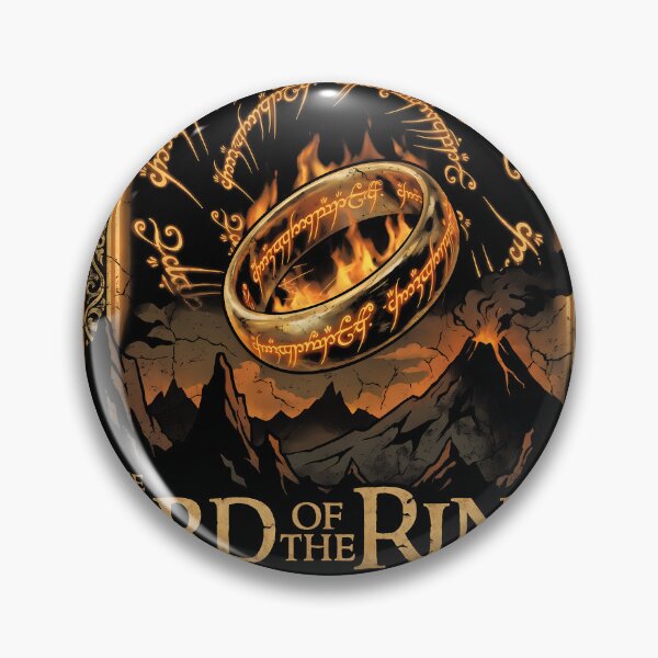 Item preview, Lord of the Rings One Ring to Rule Them All Emblem designed and sold by Senpaiwaves.