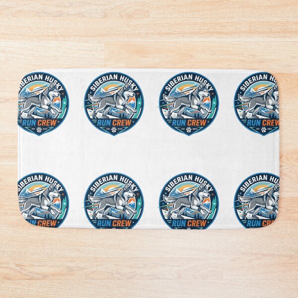 Item preview, Siberian Husky Run Crew Marathon Running Fitness Dog designed and sold by PictoVibe.