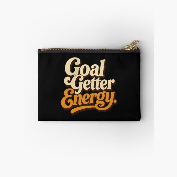 Item preview, Goal Getter Energy. | Retro Motivational Typography Design designed and sold by Irene Catchmind.