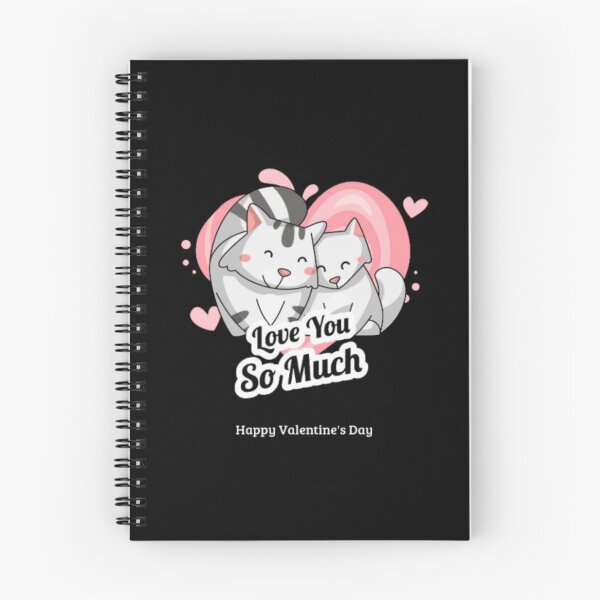 Item preview, Cute Valentine Cats Love You So Much designed and sold by GenZFashion000.