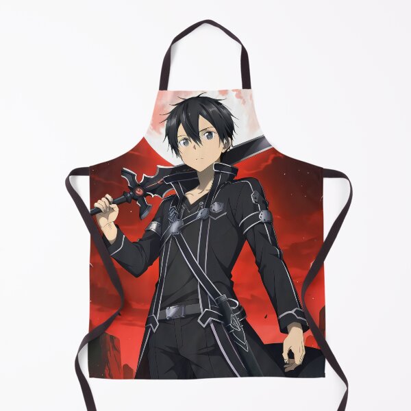 Item preview, Kirito Sword Art Online Red Moon Heroic Stance designed and sold by Williamhallano.