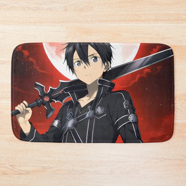 Item preview, Kirito Sword Art Online Red Moon Heroic Stance designed and sold by Williamhallano.