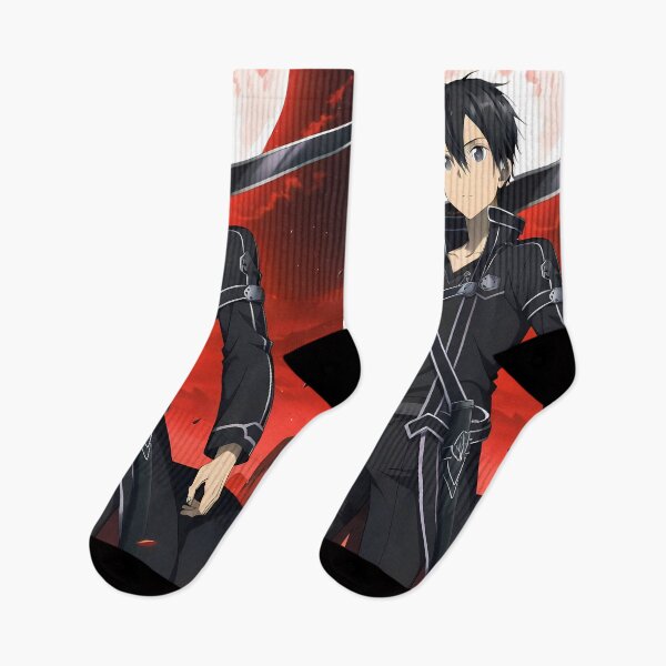Item preview, Kirito Sword Art Online Red Moon Heroic Stance designed and sold by Williamhallano.
