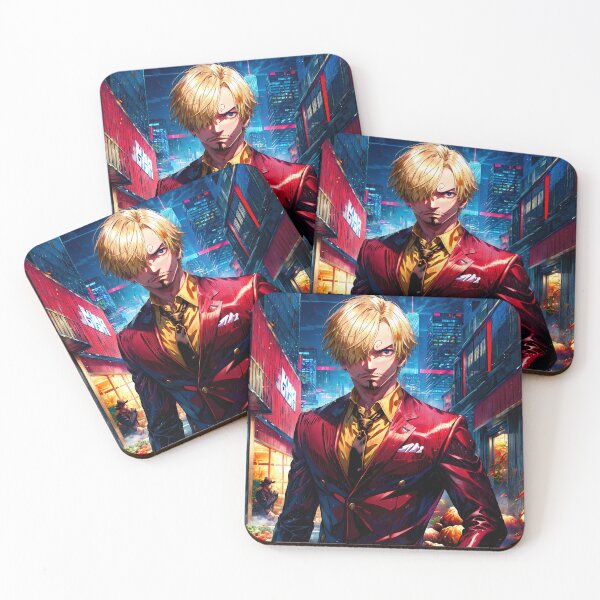 Item preview, Sanji Vinsmoke One Piece Red Suit City Chef Energy designed and sold by Williamhallano.