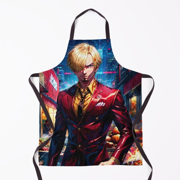 Item preview, Sanji Vinsmoke One Piece Red Suit City Chef Energy designed and sold by Williamhallano.