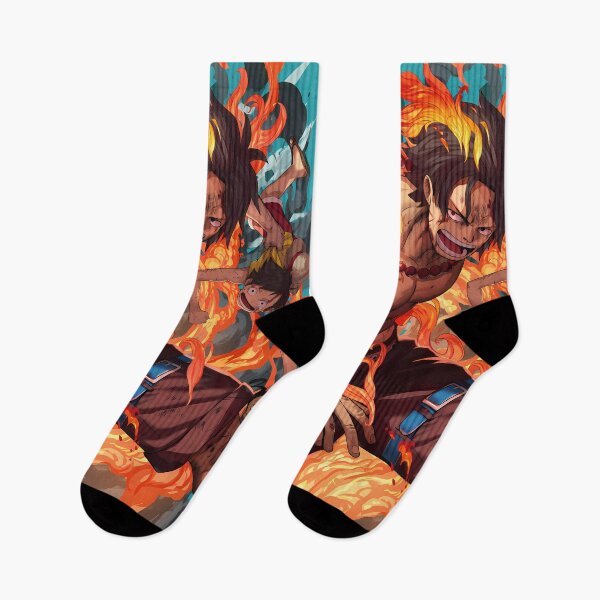 Item preview, Portgas D Ace One Piece Luffy Flame Adventure designed and sold by Williamhallano.