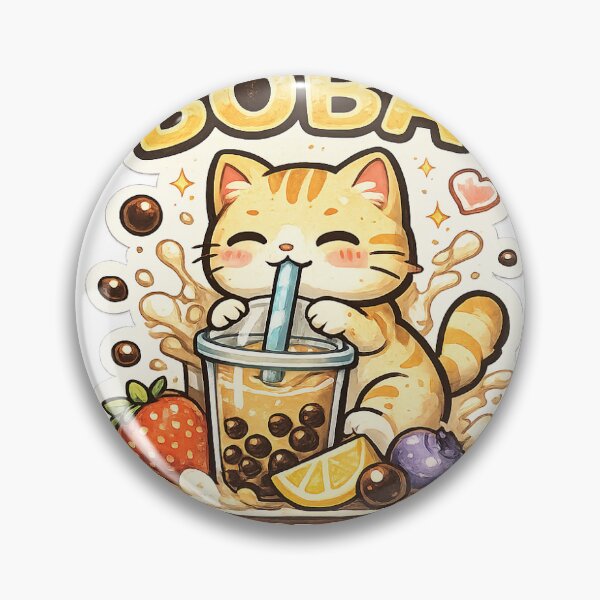 Item preview, Time for Boba Cute Cat designed and sold by S06PMarketing.