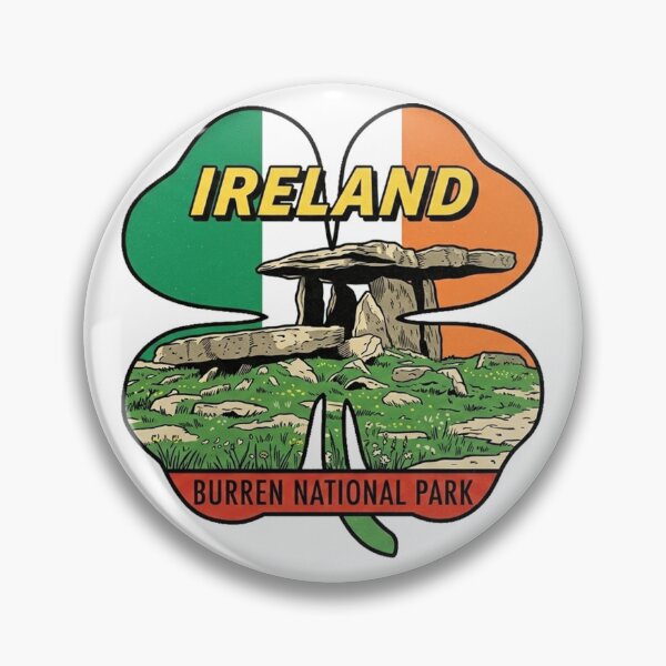 Item preview, Burren National Park Ireland Vintage Shamrock designed and sold by devonclemon.