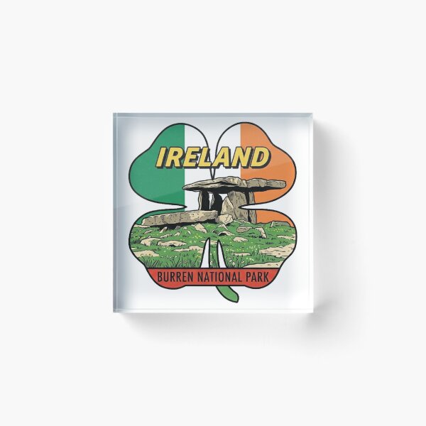 Item preview, Burren National Park Ireland Vintage Shamrock designed and sold by devonclemon.