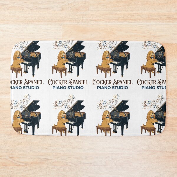 Item preview, Cocker Spaniel Piano Studio Classical Music Composer designed and sold by PictoVibe.