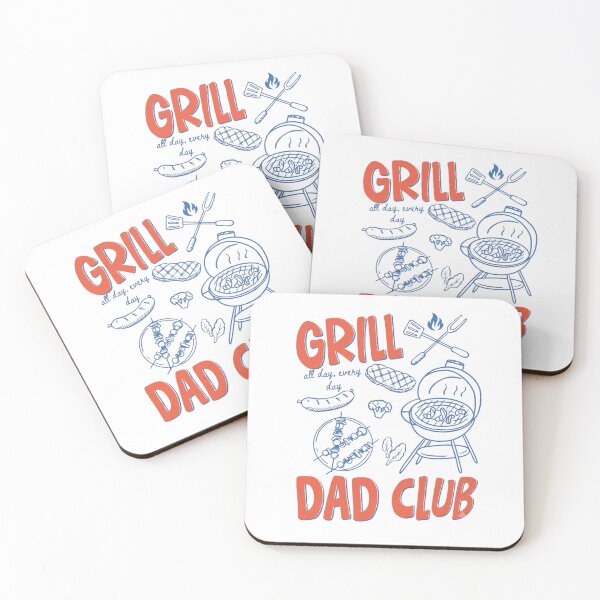 Item preview, Grill Dad Club BBQ Steak Sausage Funny Father's Day Gift designed and sold by HBDStudio.