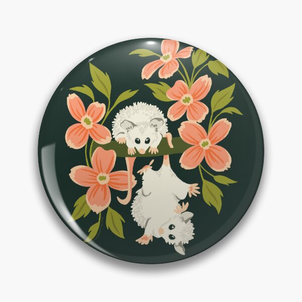 Item preview, Opossum Babies Hanging with the Flowers designed and sold by KatrinaJeanC.